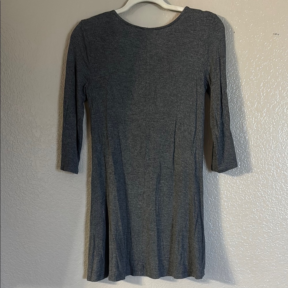 Maurice’s Gray Crisscross Grey Tunic - Picture 3 of 3